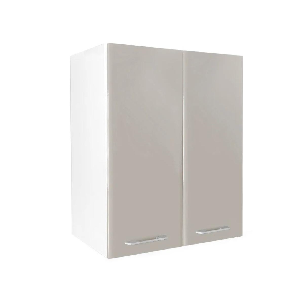 Επιτοίχιο ντουλάπι κουζίνας IN MDF V60 Μπεζ γυαλιστερό 60x31x72εκ.