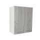 Επιτοίχιο ντουλάπι κουζίνας In V60 Γκρι δρυς 60x31x72εκ.