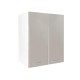 Επιτοίχιο ντουλάπι κουζίνας IN MDF V60 Cashmere γυαλιστερό 60x31x72εκ.