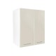 Επιτοίχιο ντουλάπι κουζίνας IN MDF V60 Cashmere γυαλιστερό 60x31x72εκ.