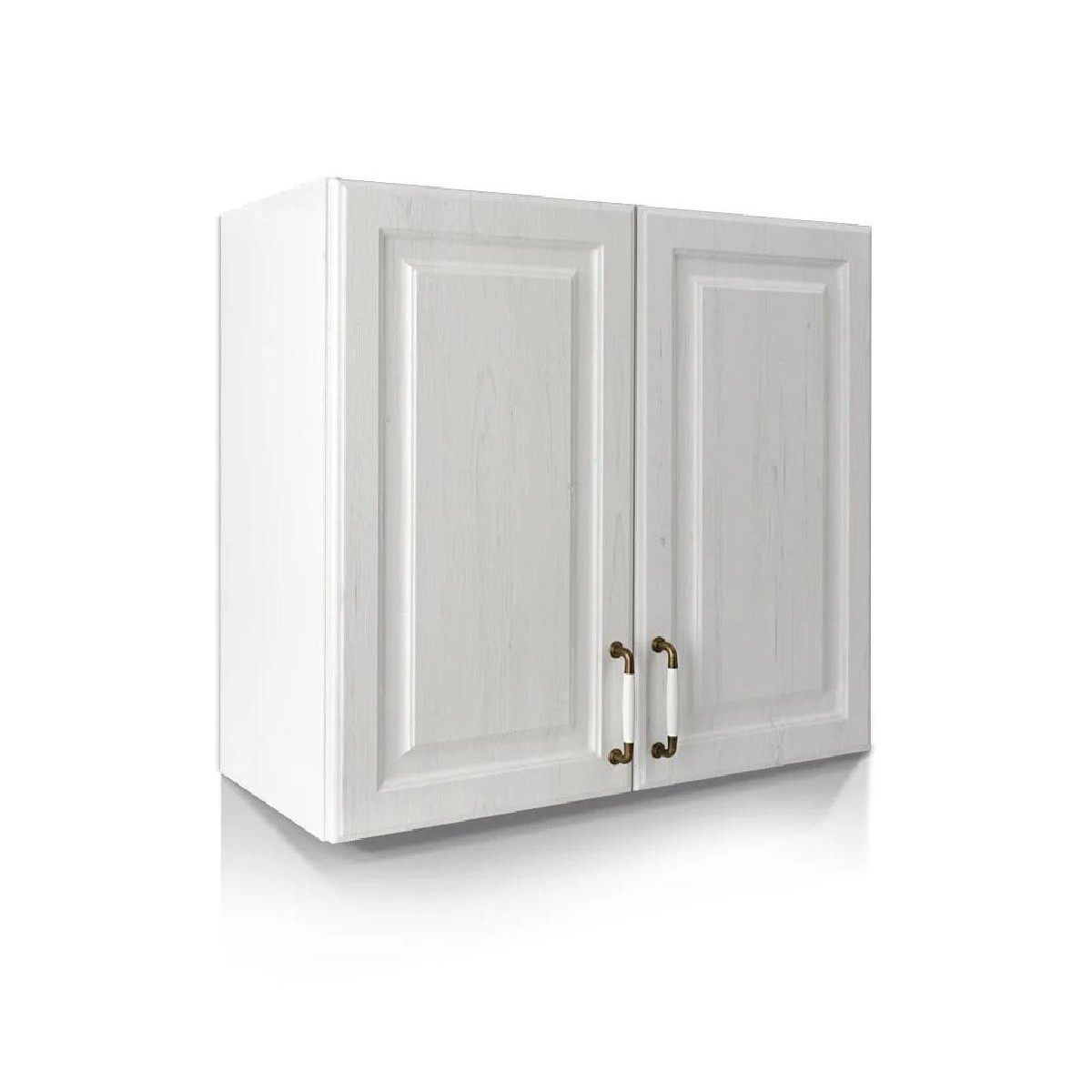 Επιτοίχιο ντουλάπι κουζίνας RUSTIC V80 rustic λευκό 80x31x72