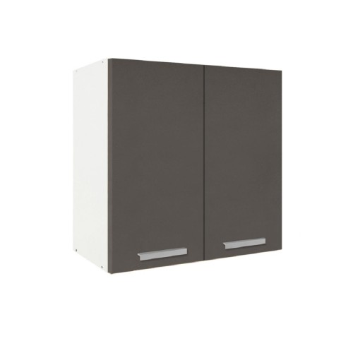 Επιτοίχιο ντουλάπι κουζίνας In V80 Γκρι ανθρακί 80x31x72εκ.