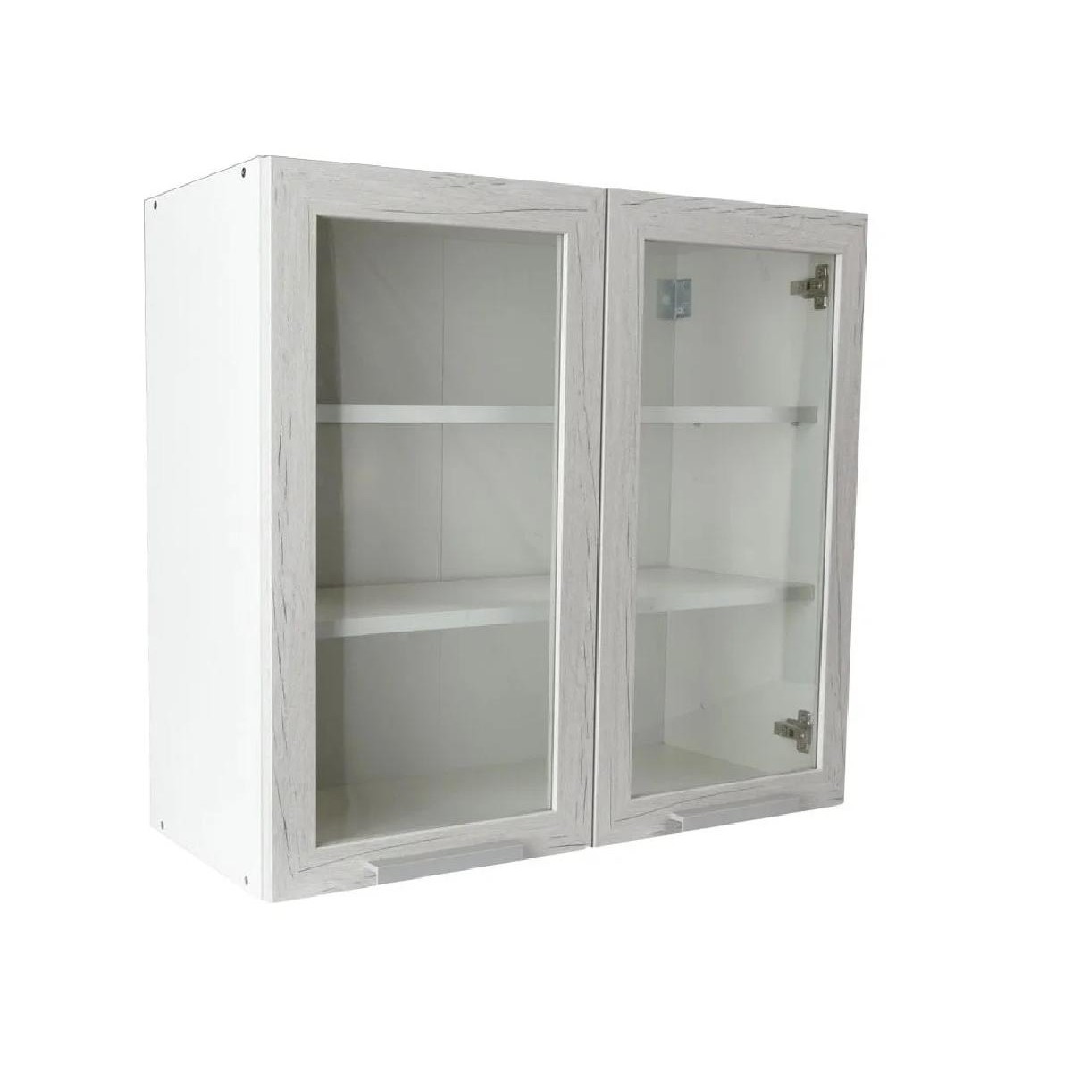 Επιτοίχια βιτρίνα κουζίνας In V80 S Γκρι δρυς 80x31x72εκ.