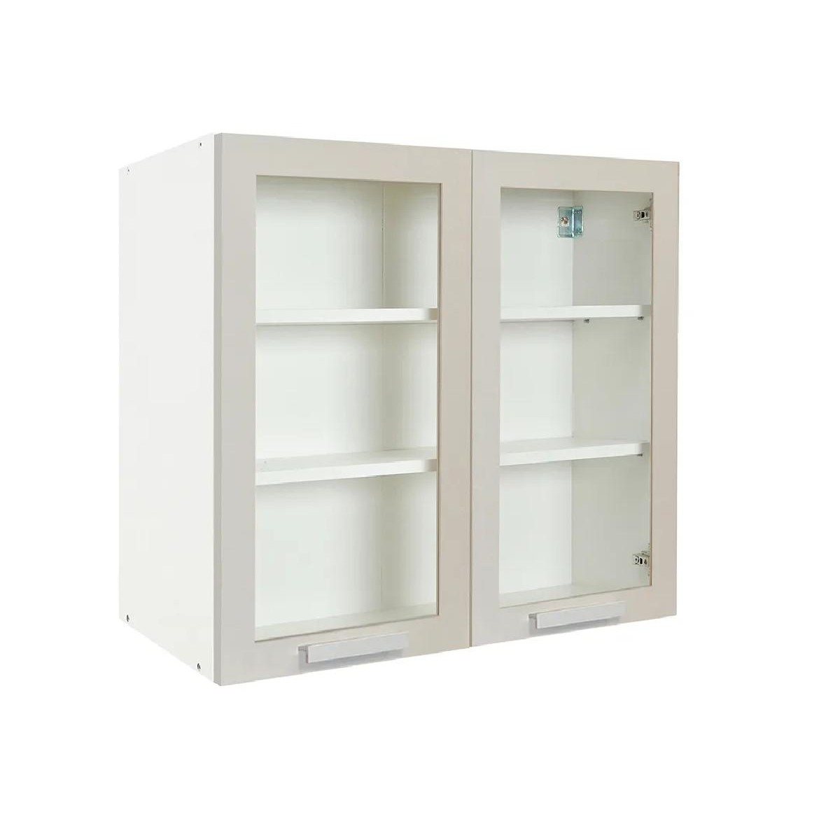 Επιτοίχια βιτρίνα κουζίνας In V80 S Γκρι δρυς 80x31x72εκ.