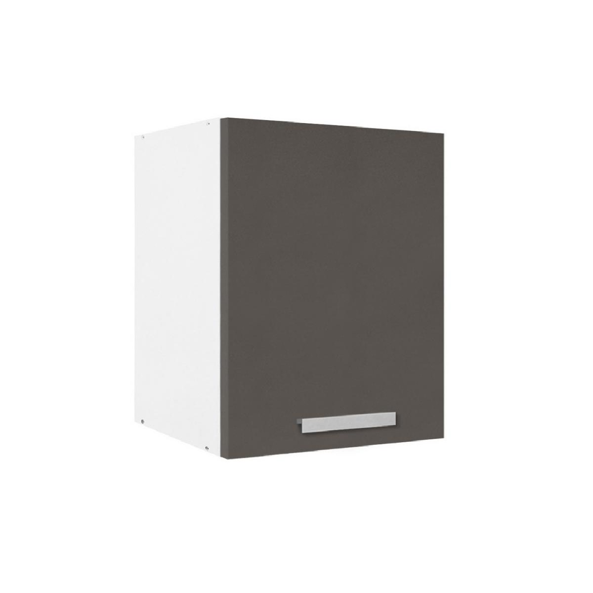 Επιτοίχιο ντουλάπι απορροφητήρα κουζίνας In VA50 Γκρι ανθρακί 50x31x57εκ.
