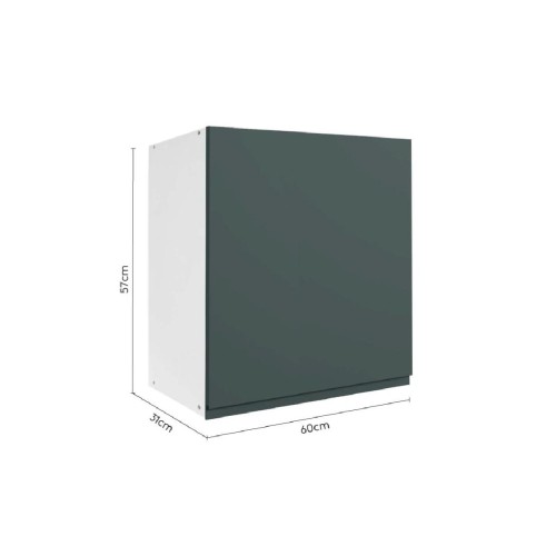 Επιτοίχιο ντουλάπι απορροφητήρα κουζίνας AURA VA60 1V Πράσινο 60x31x57εκ.
