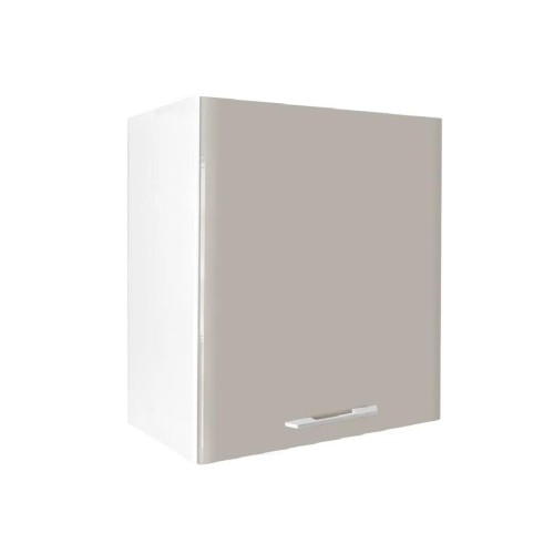 Επιτοίχιο ντουλάπι απορροφητήρα κουζίνας IN MDF VA60/68 1V Μπεζ γυαλιστερό 60x31x68εκ.