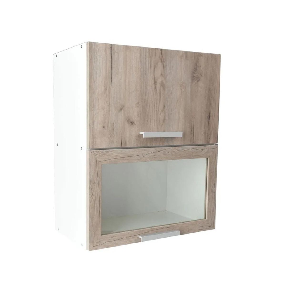 Επιτοίχιο ντουλάπι κουζίνας σπαστό In VH60 B Δρυς πάγου 60x31x72εκ.