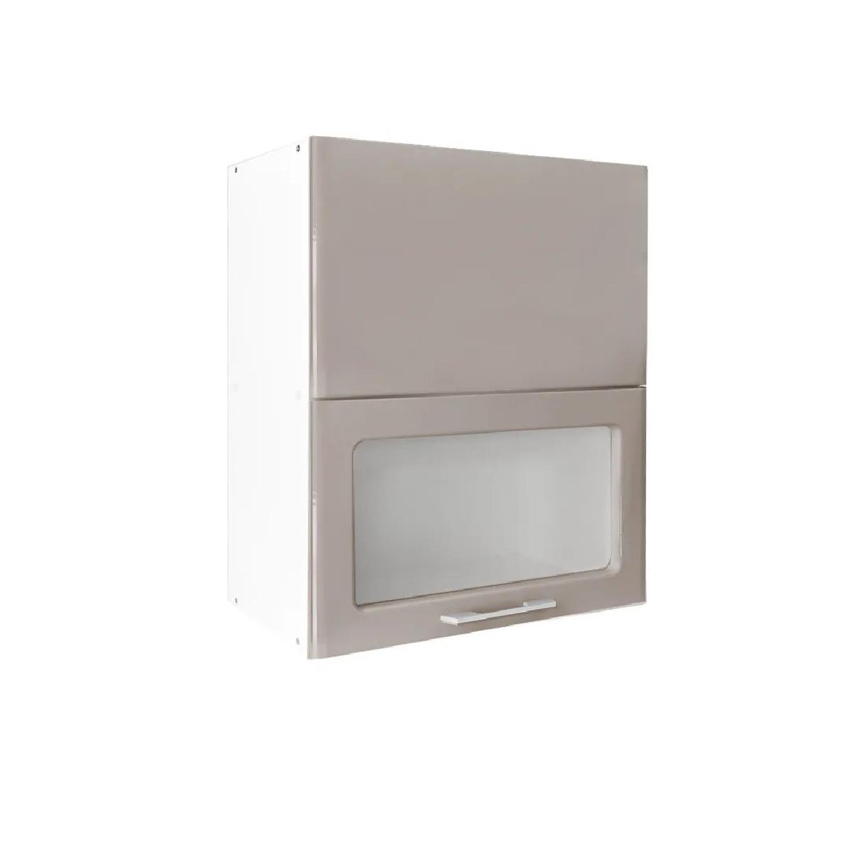 Επιτοίχιο ντουλάπι κουζίνας σπαστό IN MDF VH60 B Λευκό γυαλιστερό 60x31x72εκ.