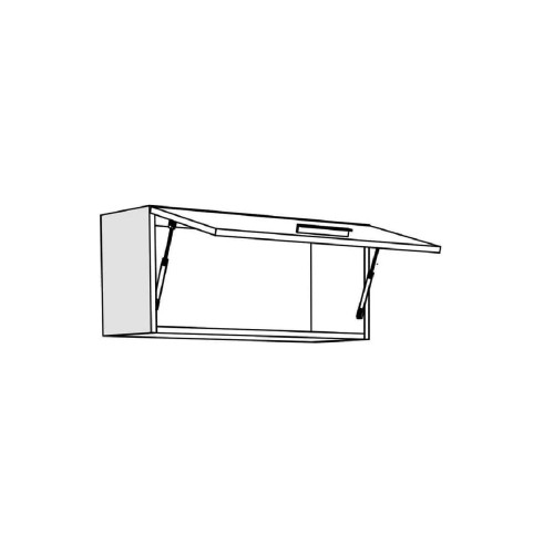 Επιτοίχιο ντουλάπι κουζίνας In VH80/36 B Artisan 80x31x36εκ.