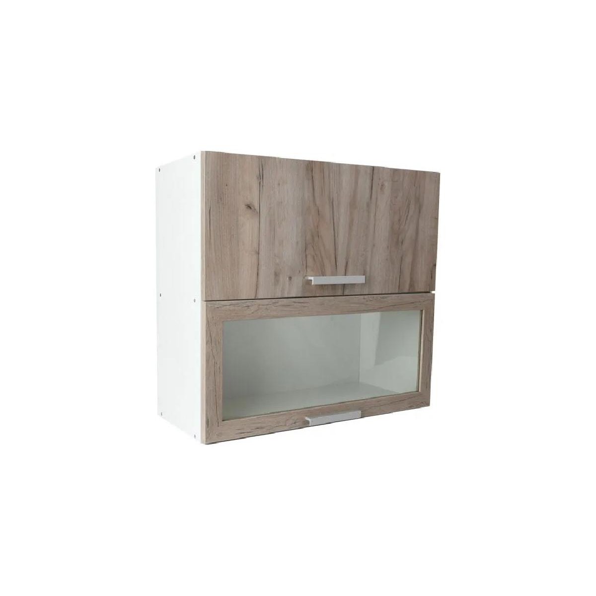 Επιτοίχιο ντουλάπι κουζίνας σπαστό In VH80 B Δρυς πάγου 80x31x72εκ.