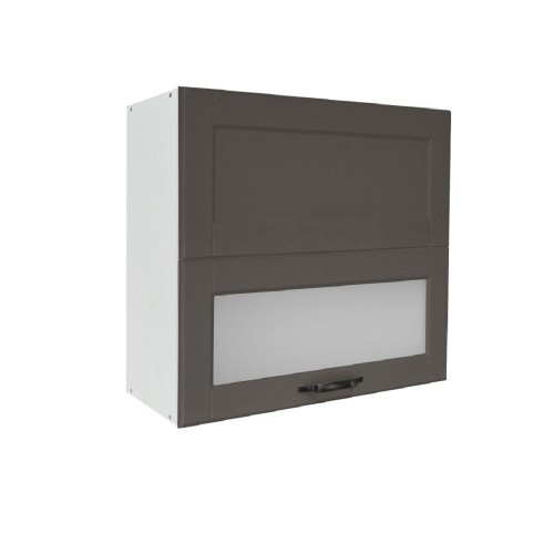 Επιτοίχιο ντουλάπι κουζίνας σπαστό CONTEMPO VH80 B Γκρι ανθρακί 80x31x72εκ.