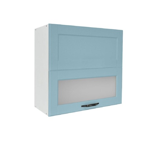 Επιτοίχιο ντουλάπι κουζίνας σπαστό CONTEMPO VH80 B Μπλε 80x31x72εκ.