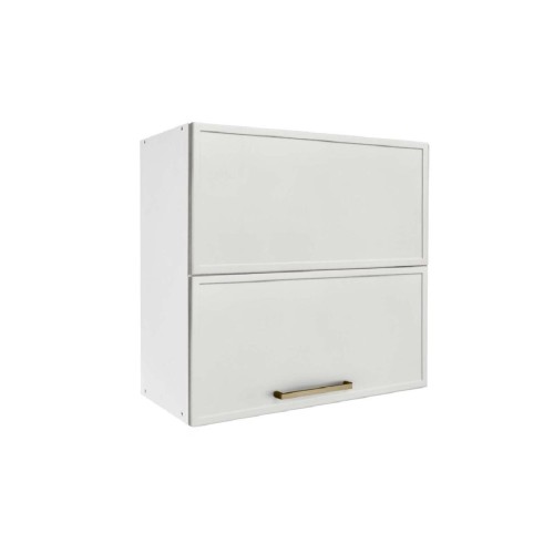 Επιτοίχιο ντουλάπι κουζίνας σπαστό Alba VH80 B Λευκό 80x31x72εκ.