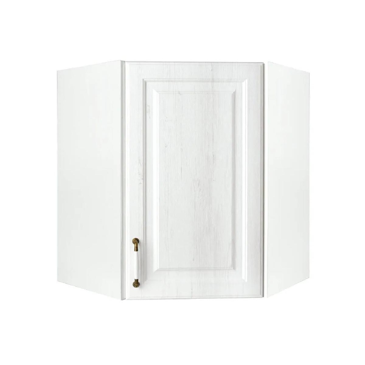 Επιτοίχιο γωνιακό ντουλάπι κουζίνας RUSTIC VU60 rustic λευκό 60/31×60/31×72