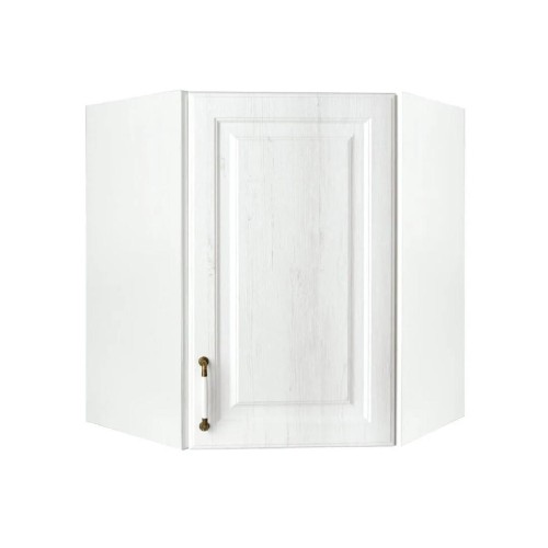 Επιτοίχιο γωνιακό ντουλάπι κουζίνας RUSTIC VU60 rustic λευκό 60/31×60/31×72