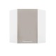 Επιτοίχιο γωνιακό ντουλάπι κουζίνας IN MDF VU60 Cashmere γυαλιστερό 60/31×60/31×72εκ.