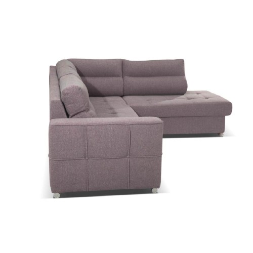 Γωνιακός καναπές 3 στοιχείων VM- Lisabon με αποθηκευτικό και κρεβάτι 270x222x95