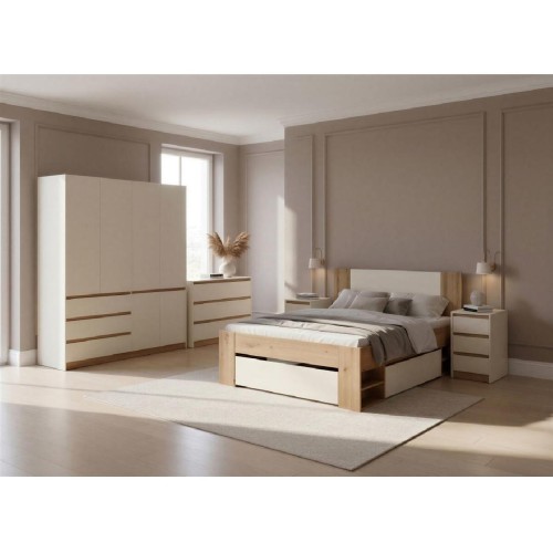 Κρεβάτι 90 NORDIC κασμίρ/ artisan 94x203x80