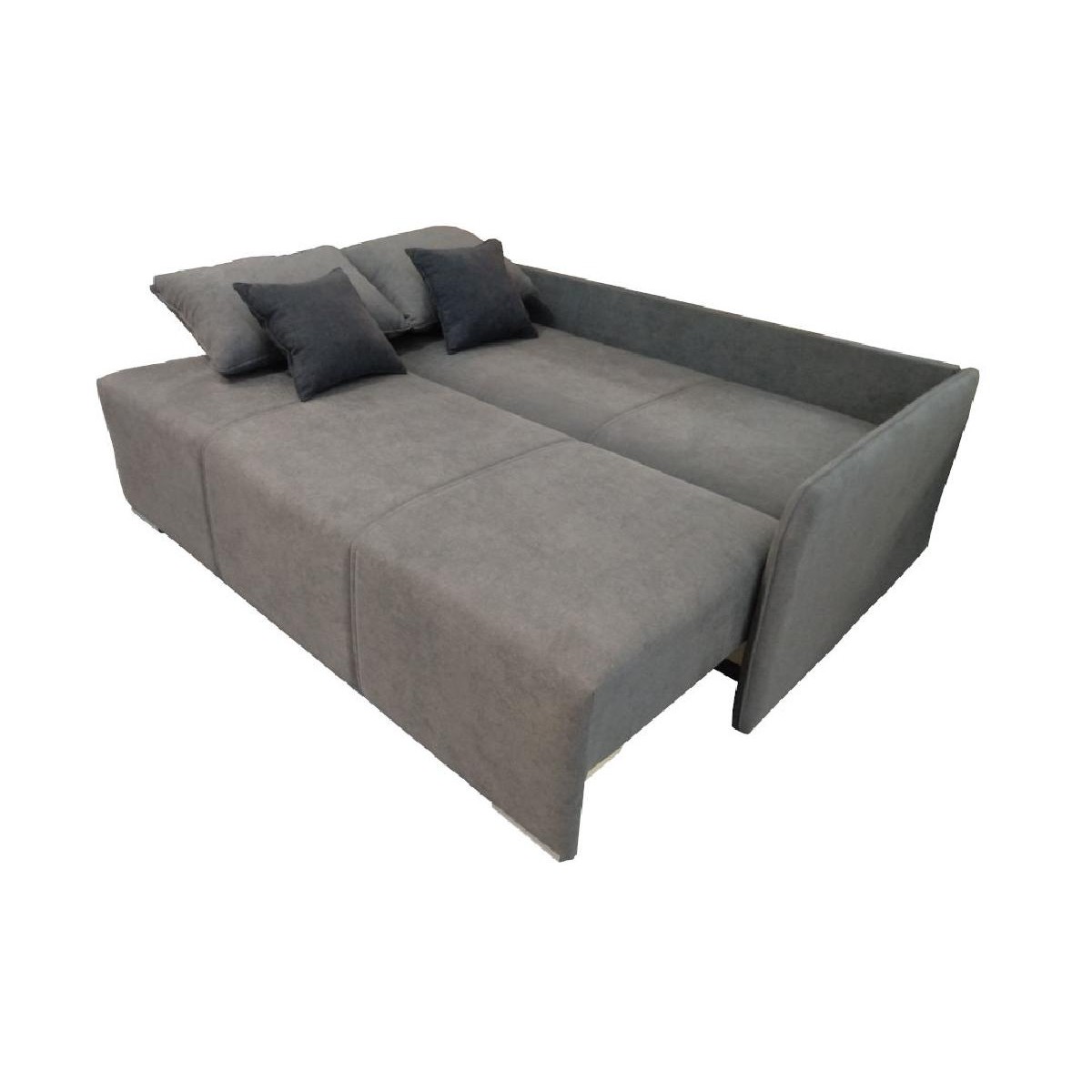 Τριθέσιος καναπές κρεβάτι με αποθήκευση MD- ΚΟΜΟ και επιλογή υφάσματος 205x96