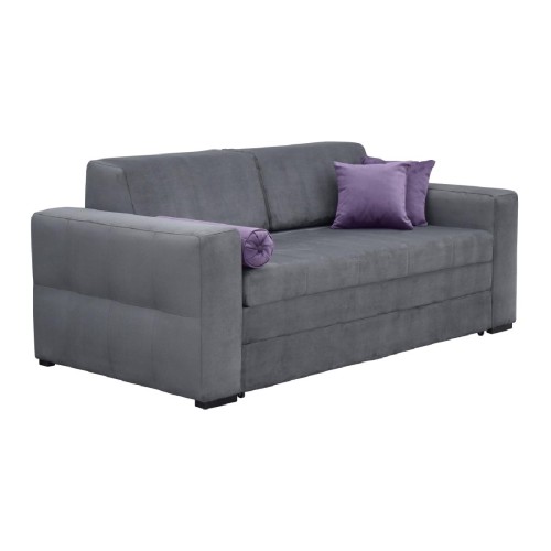 Τριθέσιος καναπές κρεβάτι LIVING NEW γκρι 200x104x83