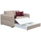 Διθέσιος καναπές κρεβάτι LIVING NEW μπεζ 163x104x83