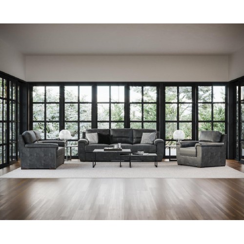 Διθέσιος καναπές Boss Ανθρακί 172x90x92 Διθέσιος καναπές Boss Ανθρακί 172x90x92