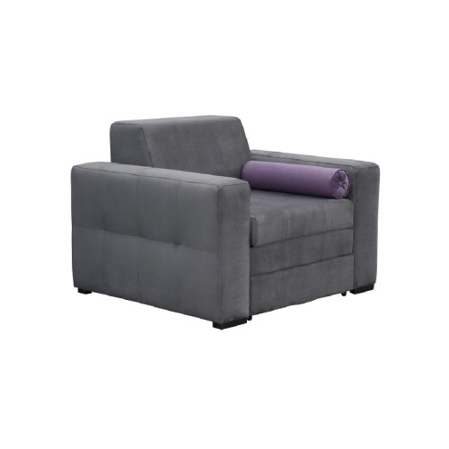 Πολυθρόνα κρεβάτι LIVING NEW γκρι 118x104x83εκ.