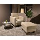 Πολυθρόνα Perla Μπεζ 84x84x90εκ. Πολυθρόνα Perla Μπεζ 84x84x90εκ.