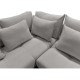Γωνιακός καναπές Casablanca Αριστερής φοράς Μπεζ 275x222x90εκ.