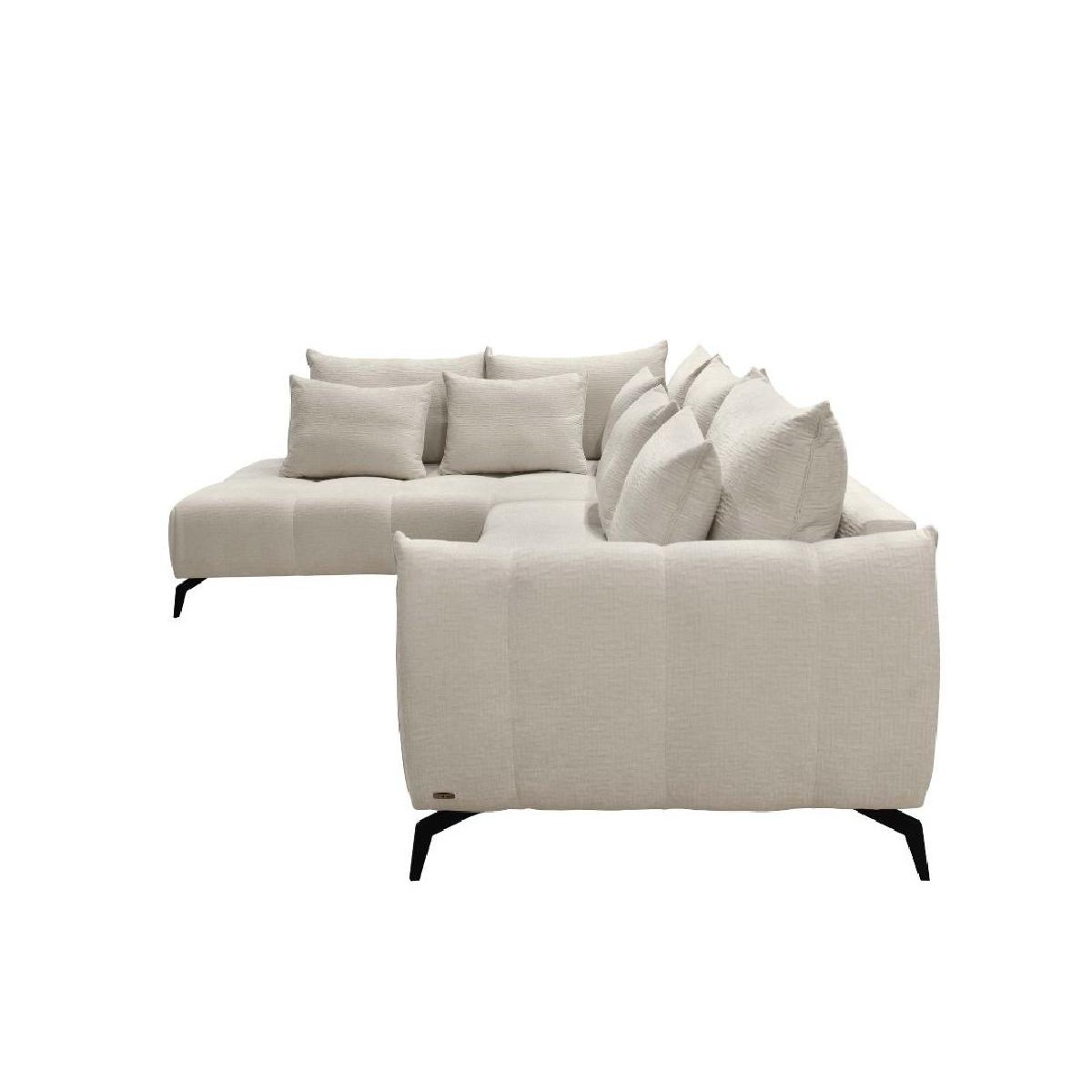 Γωνιακός καναπές Casablanca Αριστερής φοράς Μπεζ 275x222x90εκ.