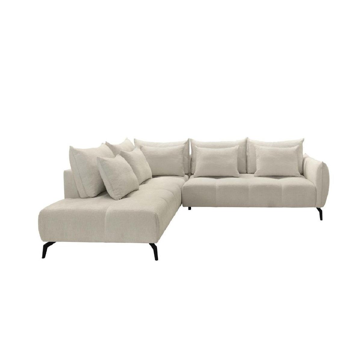 Γωνιακός καναπές Casablanca Αριστερής φοράς Μπεζ 275x222x90εκ.