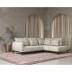 Γωνιακός καναπές Casablanca Αριστερής φοράς Μπεζ 275x222x90εκ.
