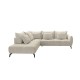 Γωνιακός καναπές Casablanca Δεξιάς φοράς Μπεζ 275x222x90εκ. Γωνιακός καναπές Casablanca Δεξιάς φοράς Μπεζ 275x222x90εκ.