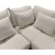 Γωνιακός καναπές Casablanca Δεξιάς φοράς Μπεζ 275x222x90εκ. Γωνιακός καναπές Casablanca Δεξιάς φοράς Μπεζ 275x222x90εκ.
