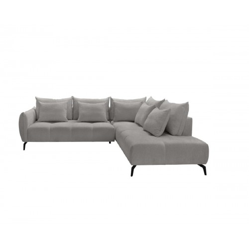 Γωνιακός καναπές Casablanca Αριστερής φοράς Γκρι 275x222x90εκ.