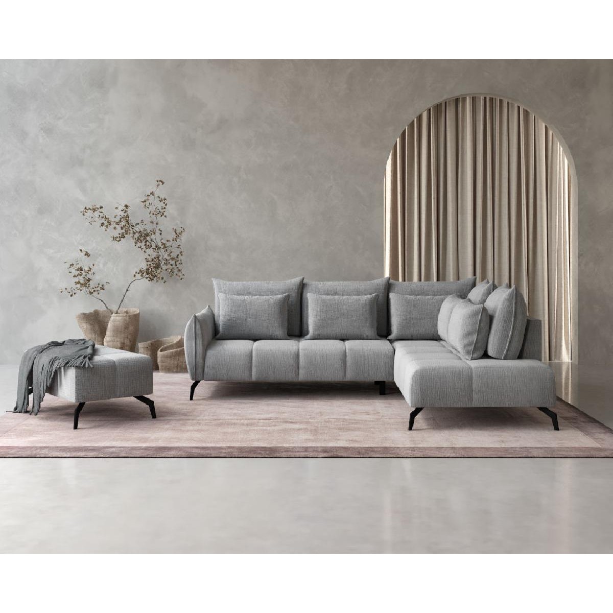 Γωνιακός καναπές Casablanca Αριστερής φοράς Over the horizon 85 275x222x90εκ.