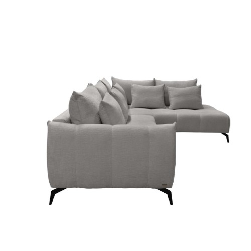 Γωνιακός καναπές Casablanca Αριστερής φοράς Γκρι 275x222x90εκ. Γωνιακός καναπές Casablanca Αριστερής φοράς Γκρι 275x222x90εκ.