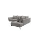 Γωνιακός καναπές Casablanca Δεξιάς φοράς Γκρι 275x222x90εκ. Γωνιακός καναπές Casablanca Δεξιάς φοράς Γκρι 275x222x90εκ.