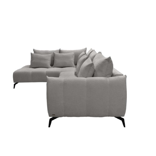 Γωνιακός καναπές Casablanca Δεξιάς φοράς Γκρι 275x222x90εκ. Γωνιακός καναπές Casablanca Δεξιάς φοράς Γκρι 275x222x90εκ.