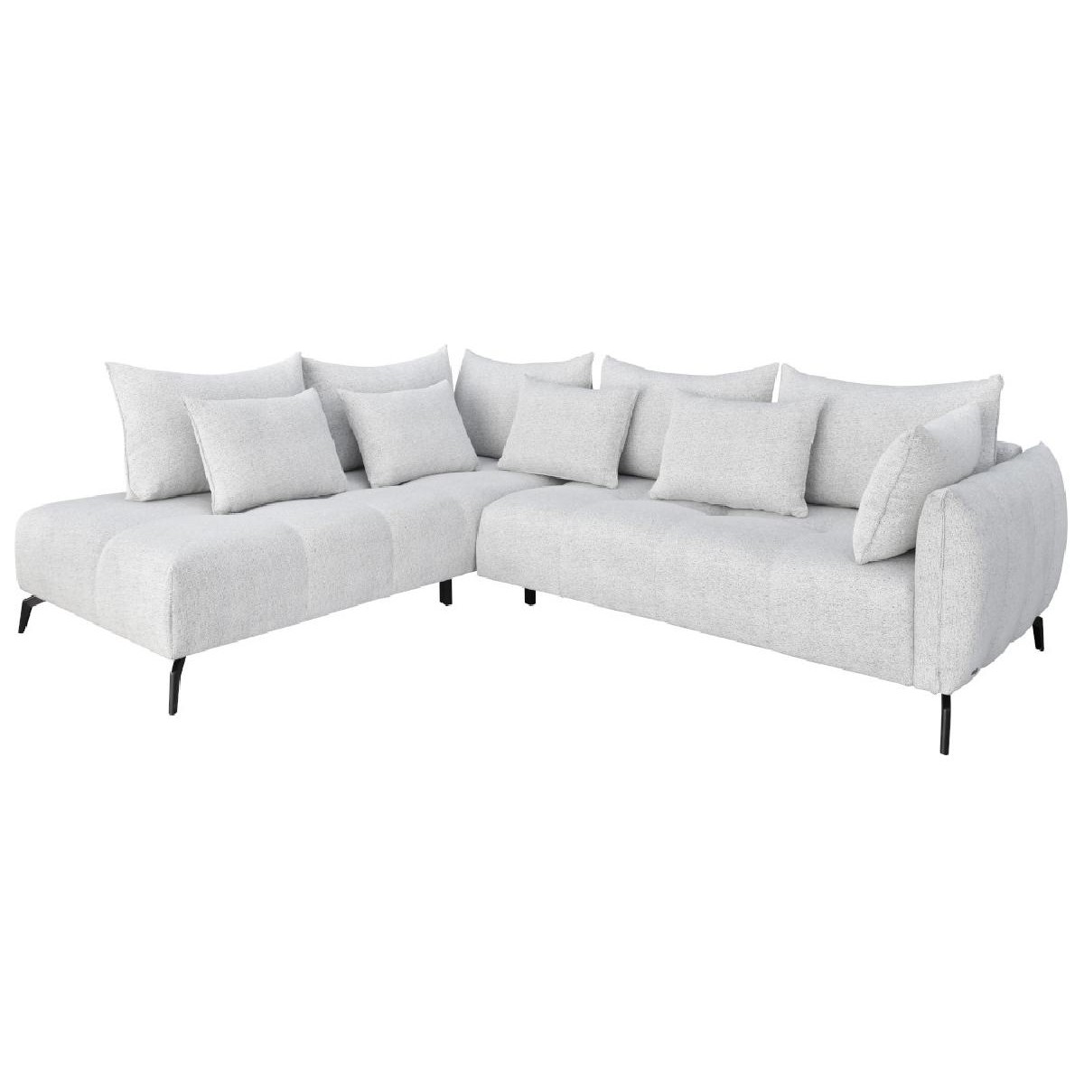 Γωνιακός καναπές Casablanca Δεξιάς φοράς Λευκό 275x222x90εκ. Γωνιακός καναπές Casablanca Δεξιάς φοράς Λευκό 275x222x90εκ.