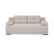 Τριθέσιος καναπές κρεβάτι με αποθήκευση Rimini Μπεζ 202x105x76εκ.
