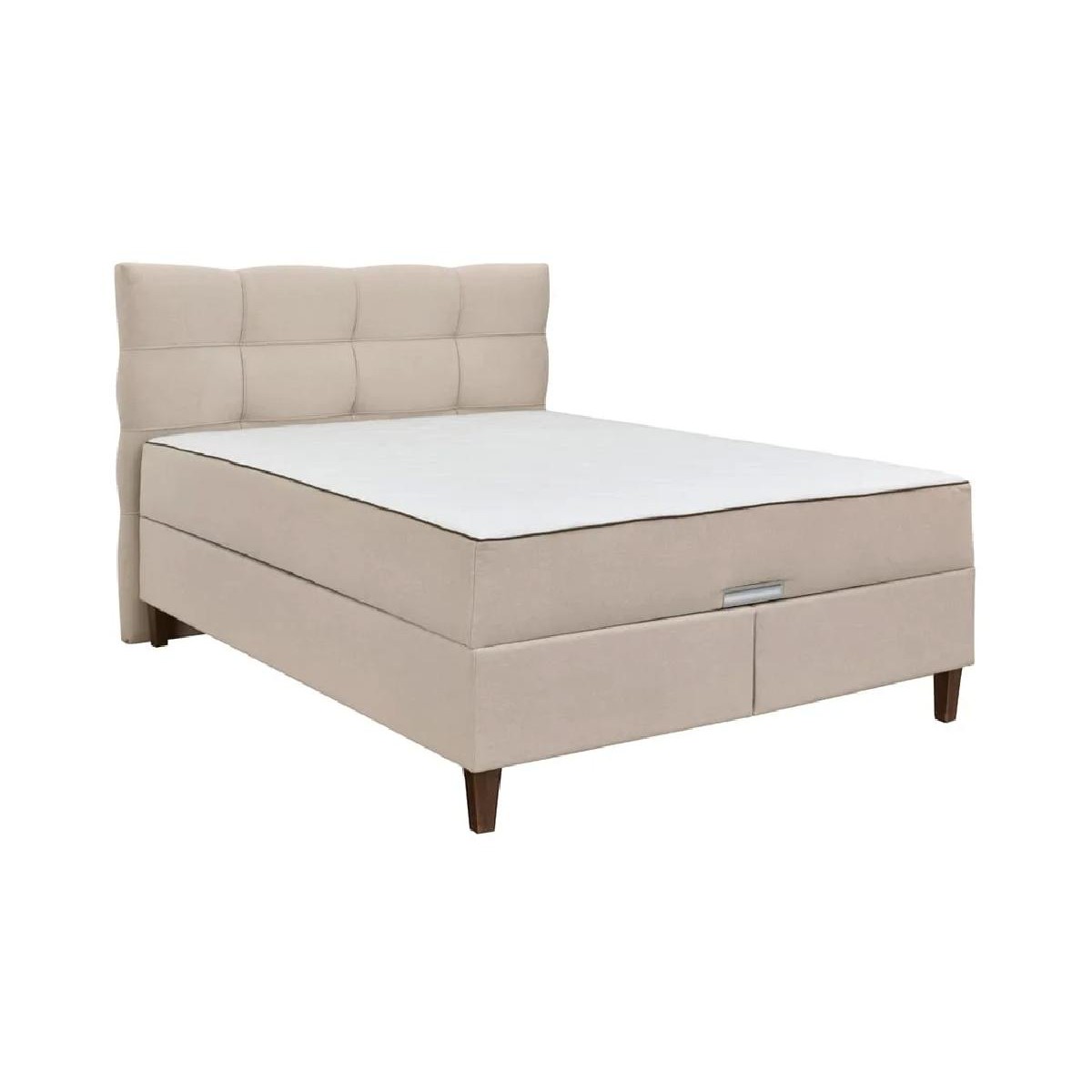 Διπλό κρεβάτι με στρώμα Korleone 160 Μπεζ
