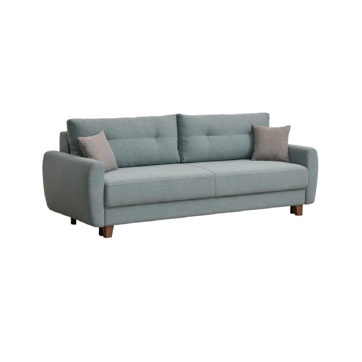 Τριθέσιος καναπές κρεβάτι Perla Μπλε