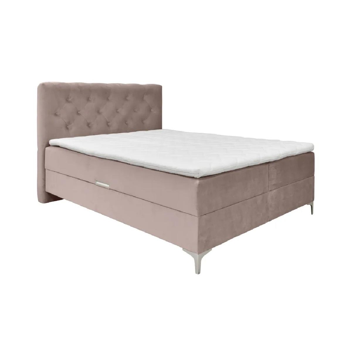 Διπλό κρεβάτι με στρώμα Titto 160 Ροζ