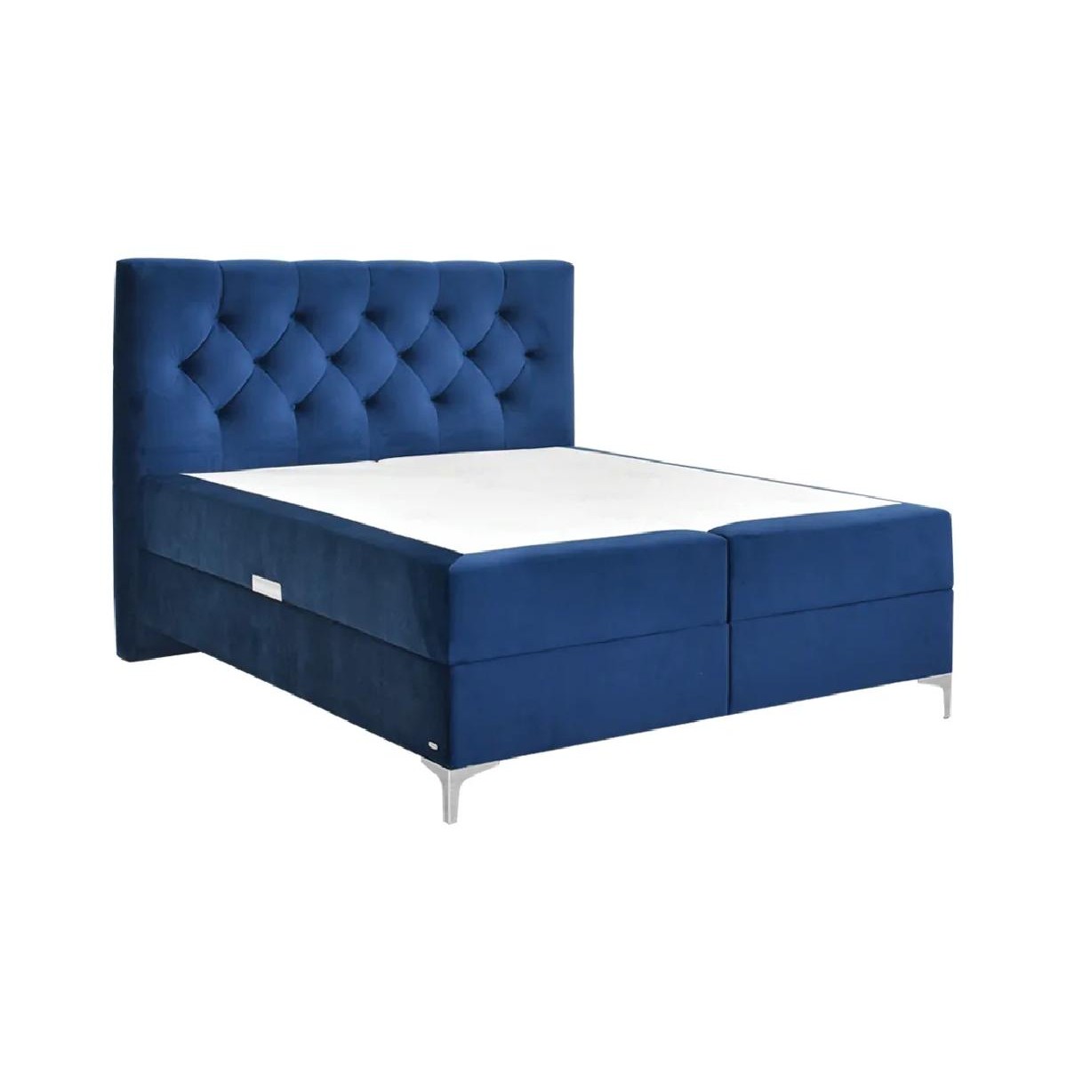 Διπλό κρεβάτι με στρώμα Titto 160 Μπλε