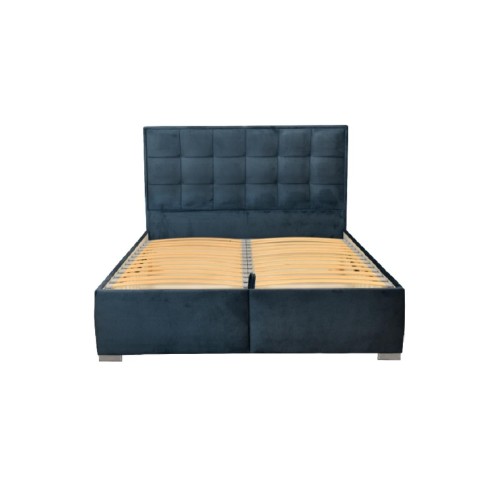 Κρεβάτι με αποθηκευτικό χώρο και σομιέ Cloud Τιρκουάζ 160x200