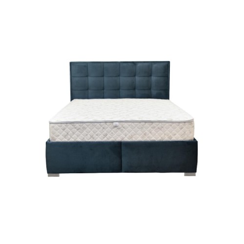 Κρεβάτι με αποθηκευτικό χώρο και σομιέ Cloud Τιρκουάζ 180x200