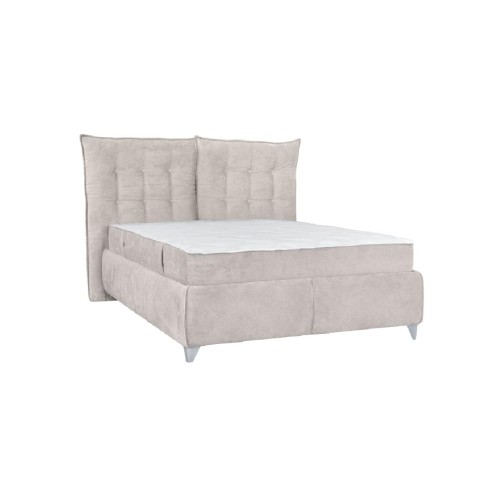 Κρεβάτι με ανακλινόμενο προσκέφαλο που γίνεται μαξιλάρι Asterix μπεζ 180x200