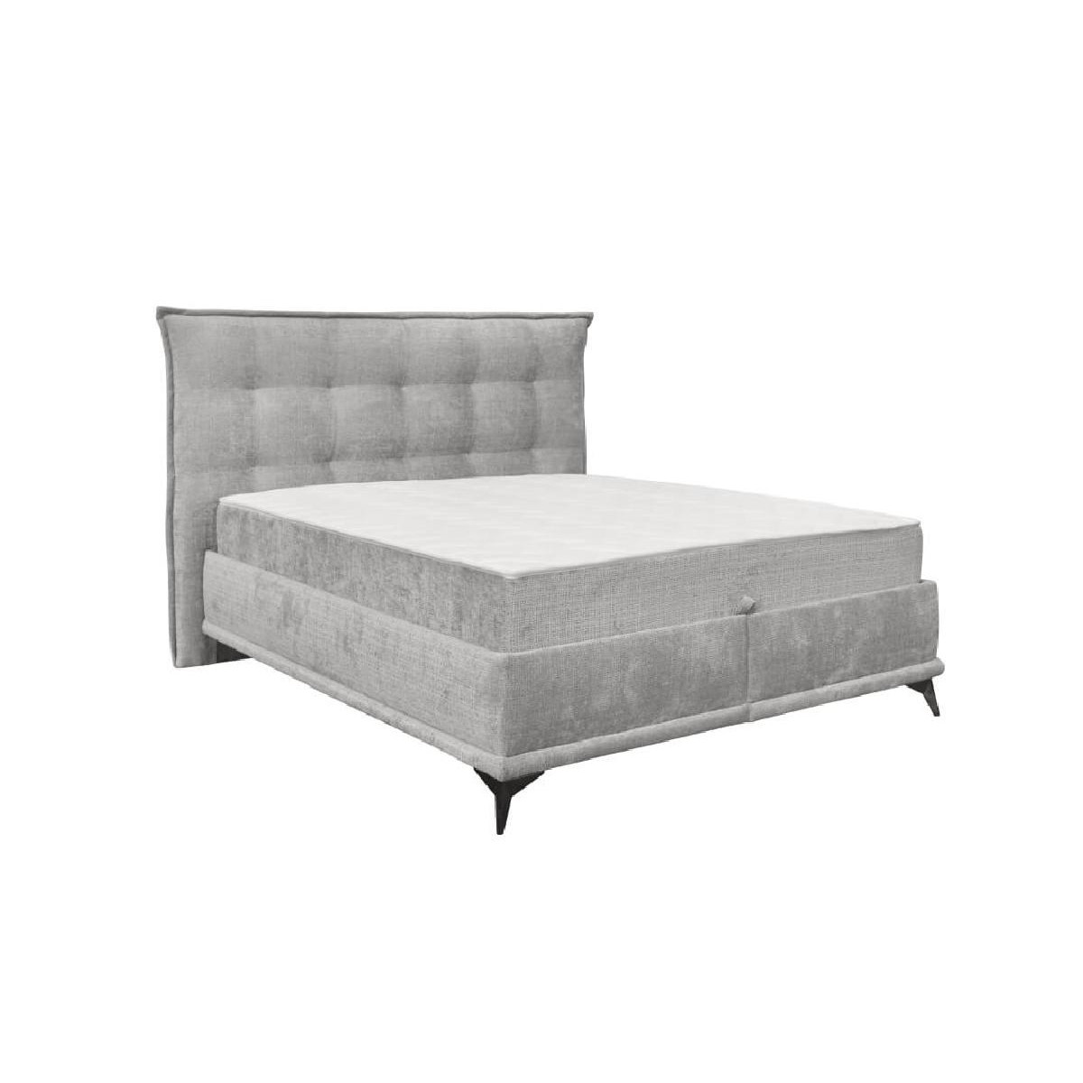 Κρεβάτι με αποθηκευτικό χώρο και σομιέ Bali καφέ 160x200